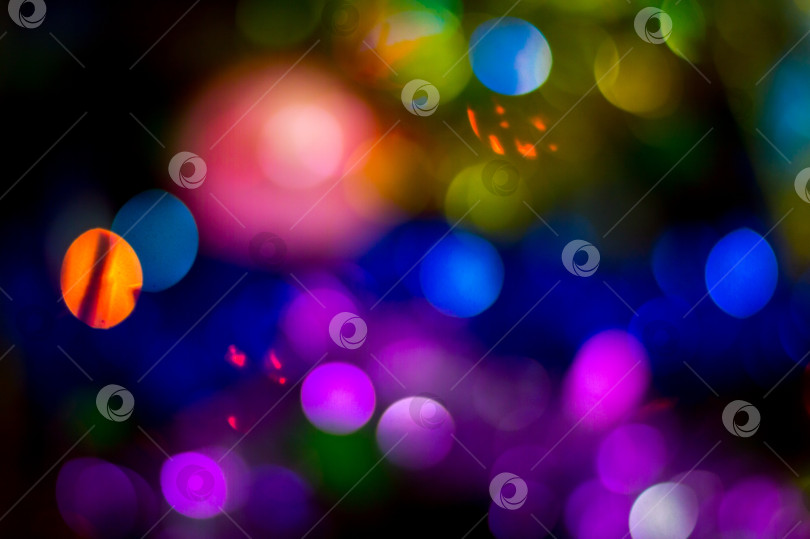 Скачать мерцающие рождественские огни боке фотосток Ozero