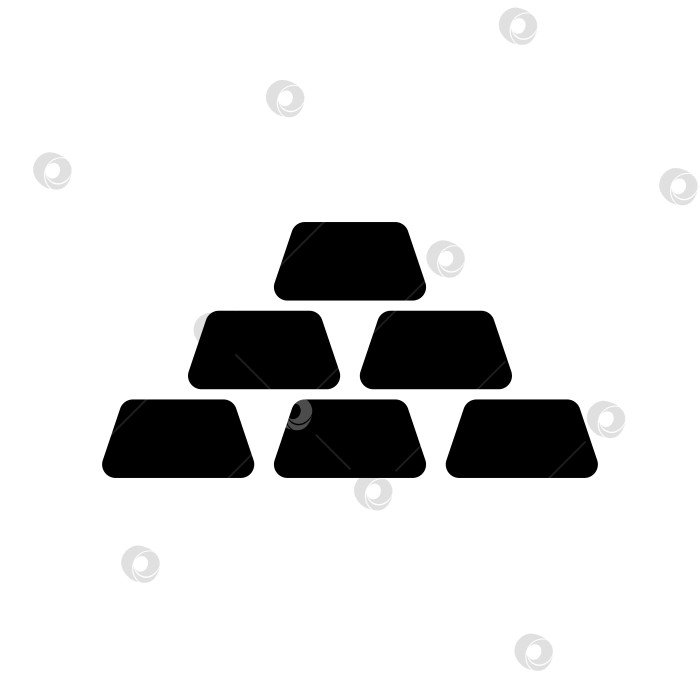 Скачать Значок слитков фотосток Ozero