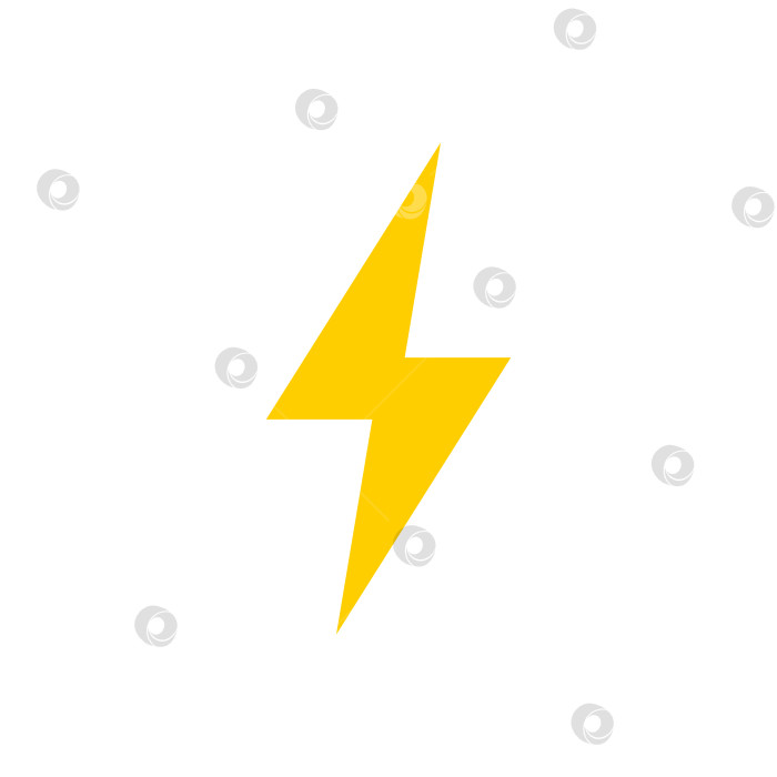 Скачать Значок молнии фотосток Ozero