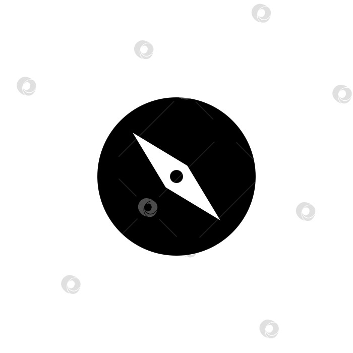 Скачать Значок компаса фотосток Ozero