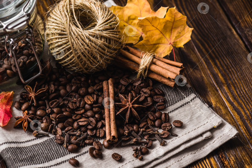 Скачать Натюрморт с осенними специями фотосток Ozero