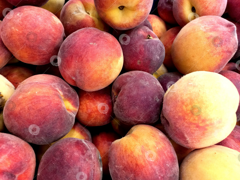 Скачать Немытые крупные персики фотосток Ozero