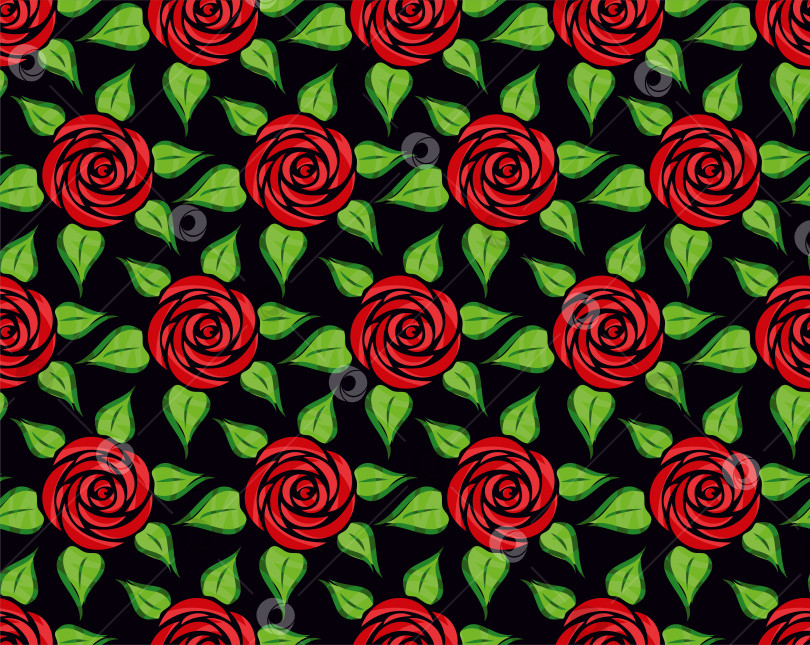 Скачать Фон с красными цветами. фотосток Ozero