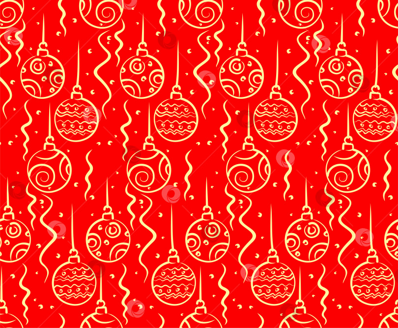 Скачать Бесшовный рождественский фон. фотосток Ozero
