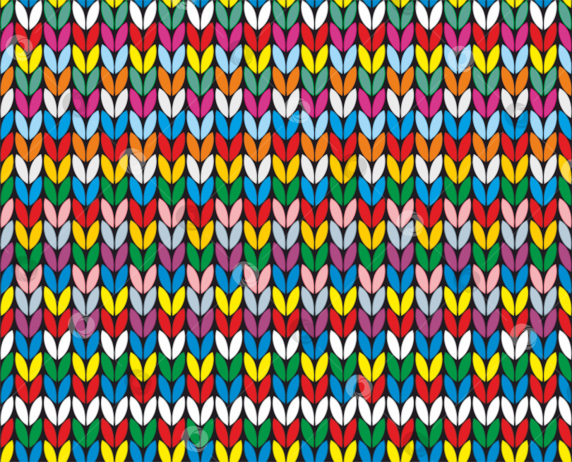 Скачать Бесшовный фон с вязаной тканью. фотосток Ozero