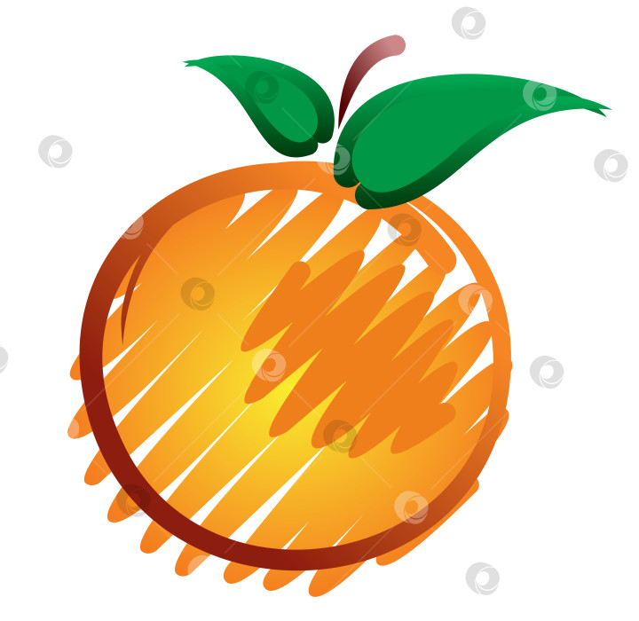 Скачать Логотип апельсина. фотосток Ozero