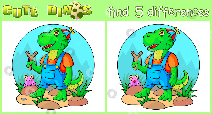 Скачать Забавный динозавр фотосток Ozero