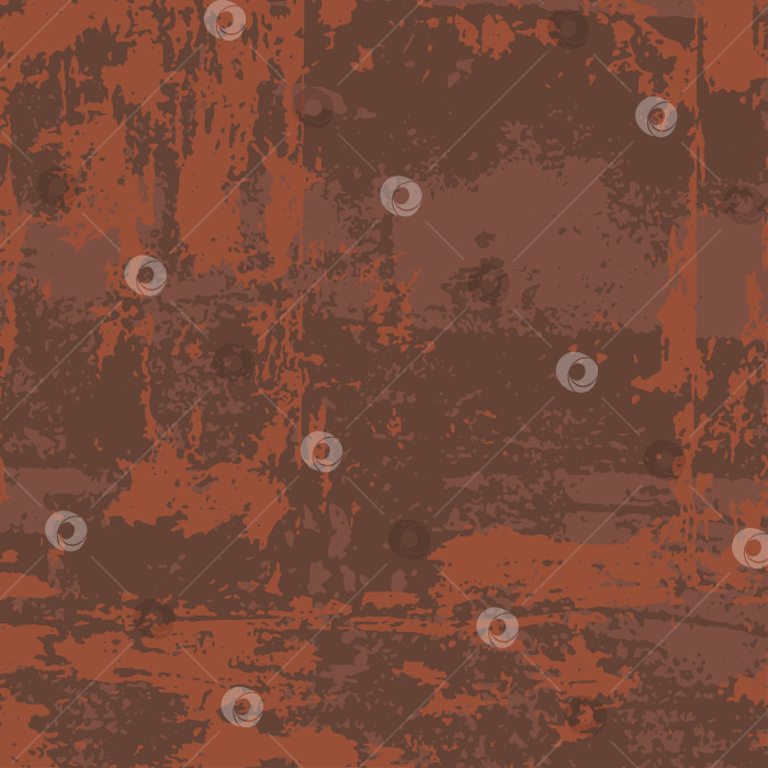 Скачать Красные и темно-коричневые детали из ржавого металла, текстура гранж. Старый железный лист с грязью. Векторный трехцветный фон с потертостями фотосток Ozero