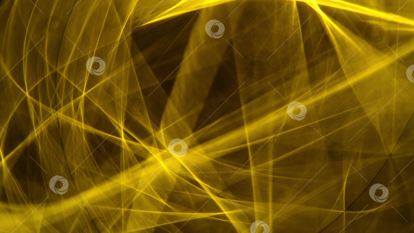 Скачать Абстрактные золотистые световые линии, создающие яркий узор и текстуру, создают энергичный светящийся фон, подходящий для технологических, праздничных или футуристических концепций фотосток Ozero