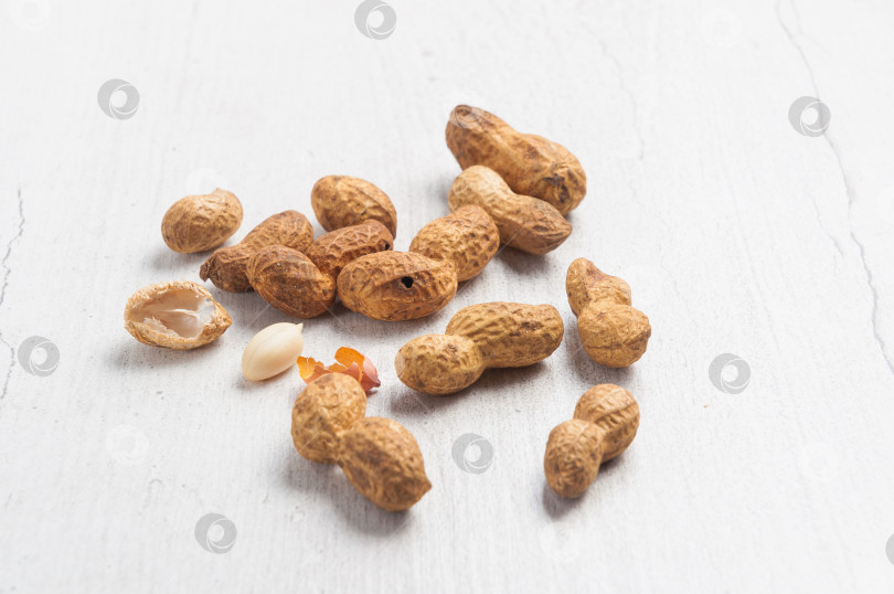 Скачать арахис в скорлупе на светлом фоне фотосток Ozero