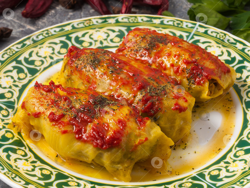 Скачать голубцы с мясом и помидорами. Закрыть фотосток Ozero