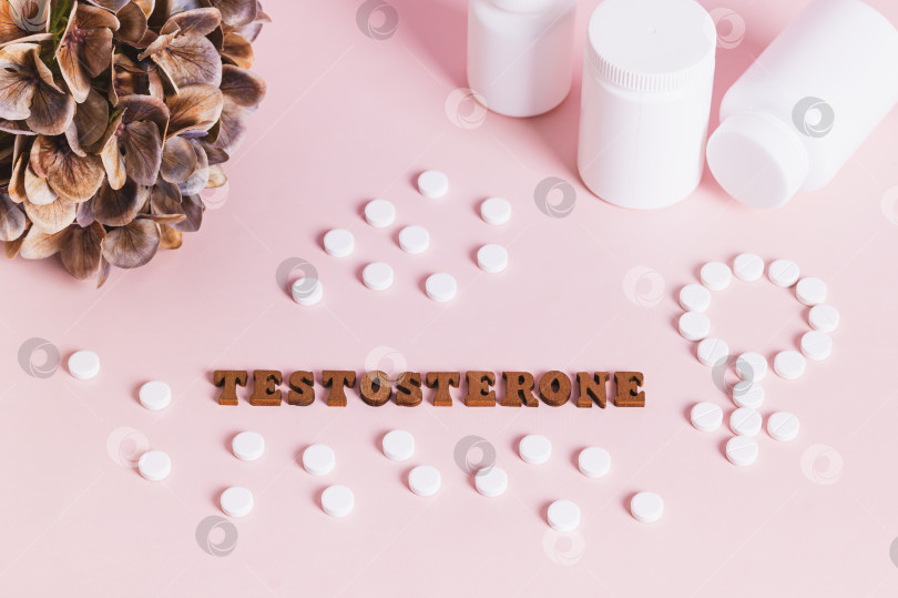 Скачать Концепция тестостеронотерапии и поддержки женщин фотосток Ozero