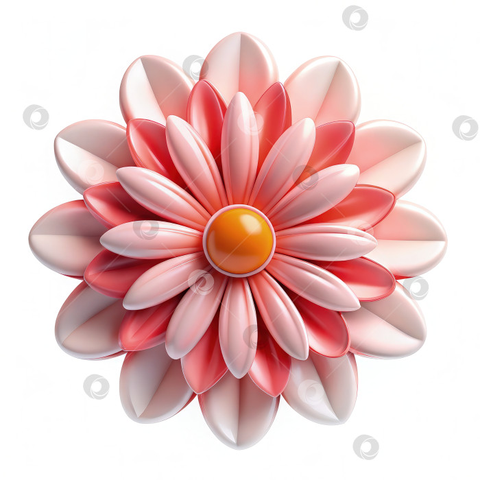 Скачать Сияющий Цветок: Распускается Розовый Цветок С Золотистым Сиянием. Генеративный ИИ фотосток Ozero