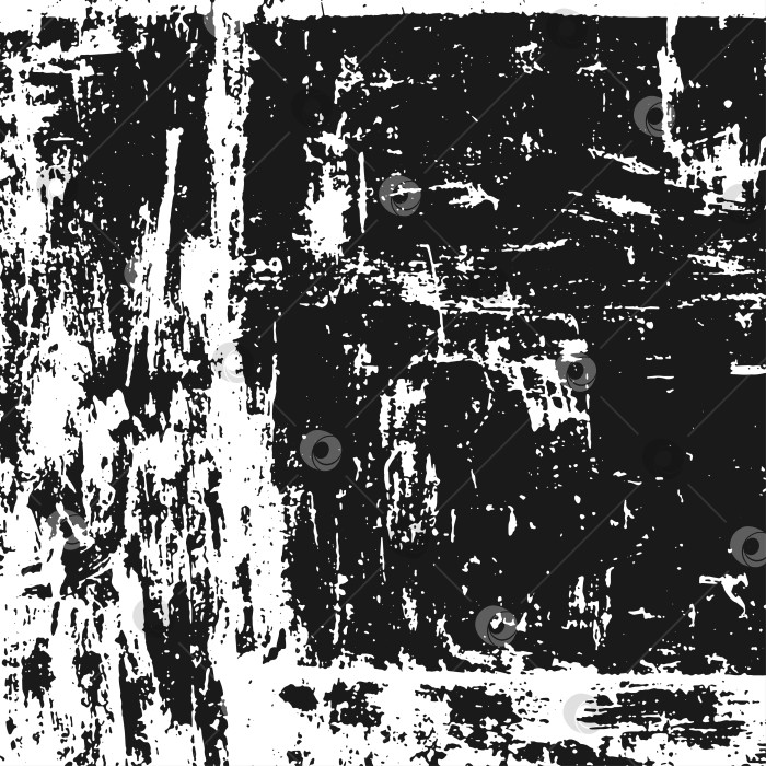 Скачать Черно-белый грубый гранжевый узор. Гранж царапает текстуру металла. Векторный фон с неровными чернилами фотосток Ozero
