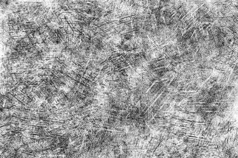 Скачать Абстрактный монохромный шероховатый фон в стиле ретро. Абстрактная черно-белая текстура с царапинами. Иллюстрация. фотосток Ozero