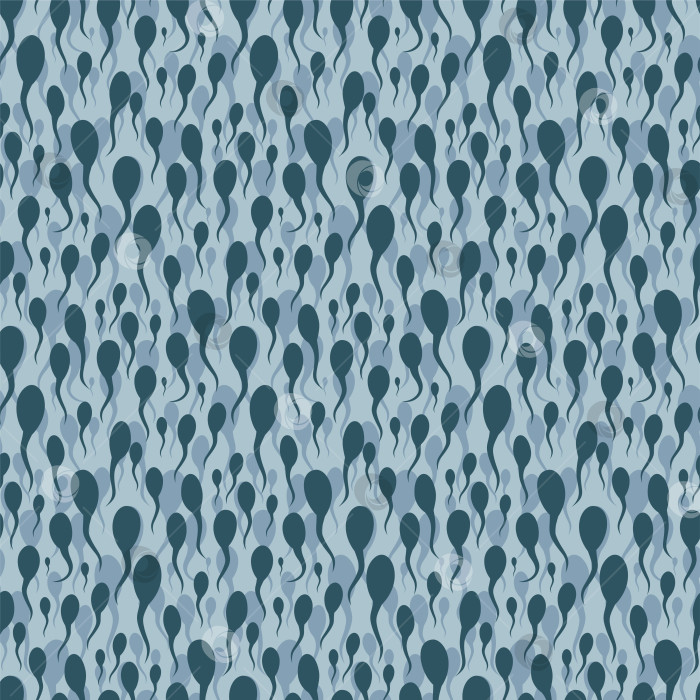 Скачать Бесшовный фон с головастиками. фотосток Ozero