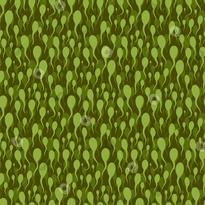 Скачать Бесшовный фон с головастиками. фотосток Ozero