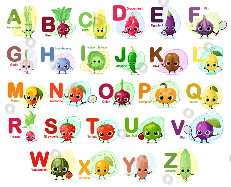 Скачать Английский алфавит фотосток Ozero