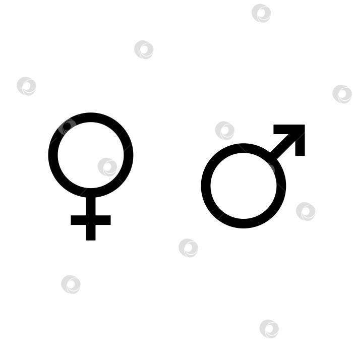 Скачать Значок гендера фотосток Ozero