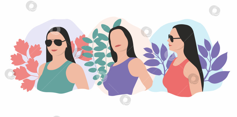 Скачать Женский портрет. Портрет девушки. Женский день фотосток Ozero