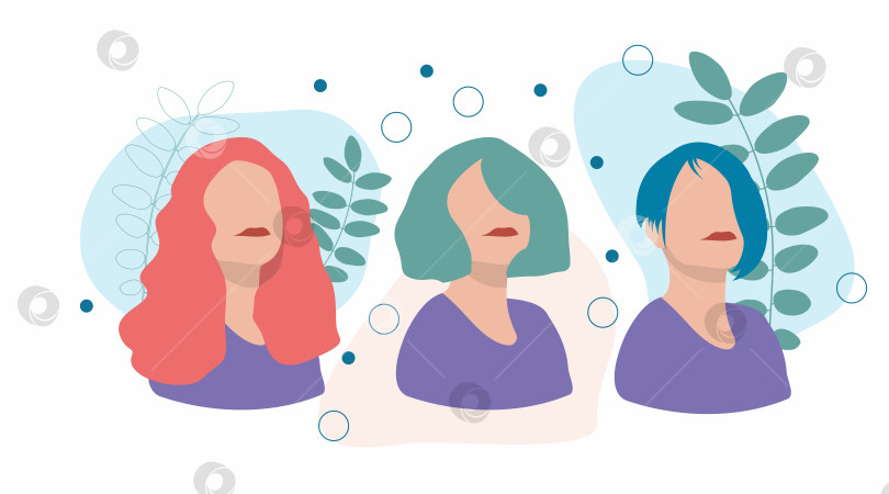 Скачать Женский портрет. Портрет девушки. Женский день фотосток Ozero