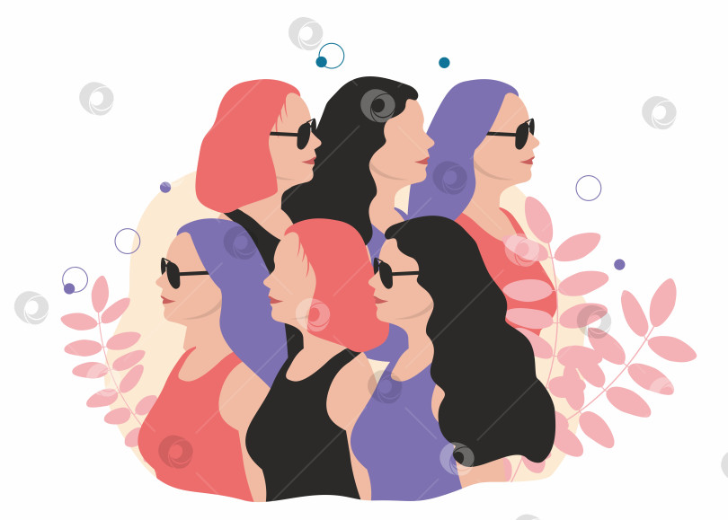 Скачать Женский портрет. Портрет девушки. Женский день фотосток Ozero