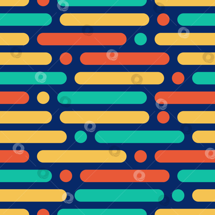 Скачать Геометрический красочный абстрактный бесшовный узор фотосток Ozero