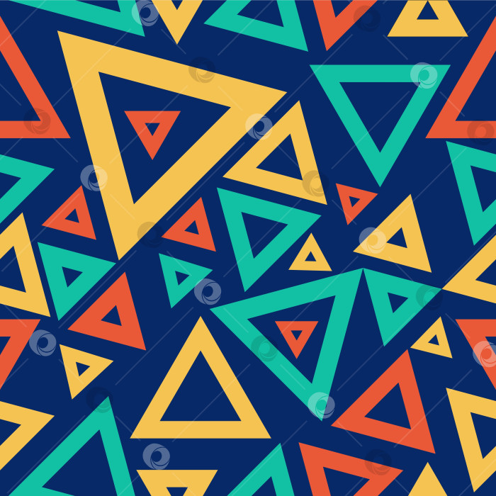 Скачать Геометрический красочный абстрактный бесшовный узор фотосток Ozero