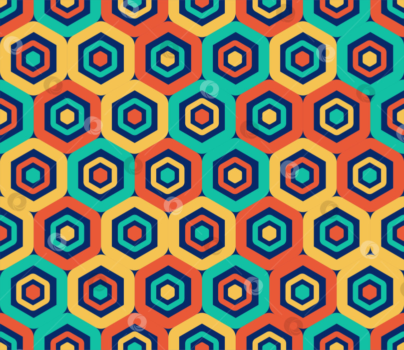 Скачать Геометрический красочный абстрактный бесшовный узор фотосток Ozero
