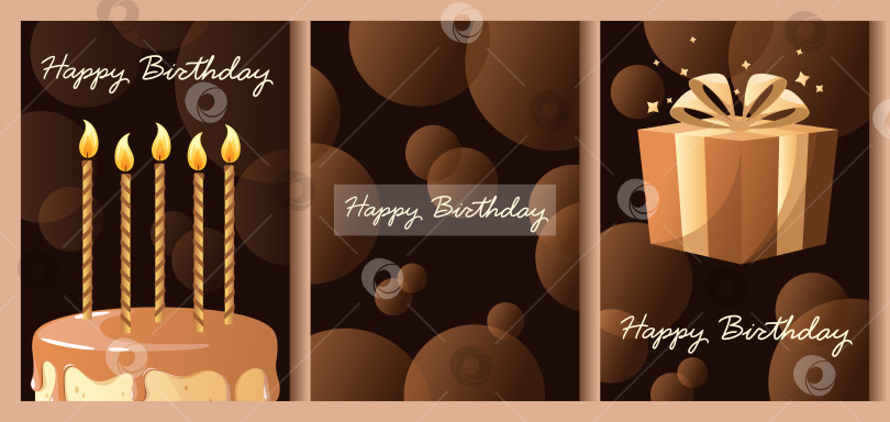 Скачать Набор поздравительных открыток фотосток Ozero