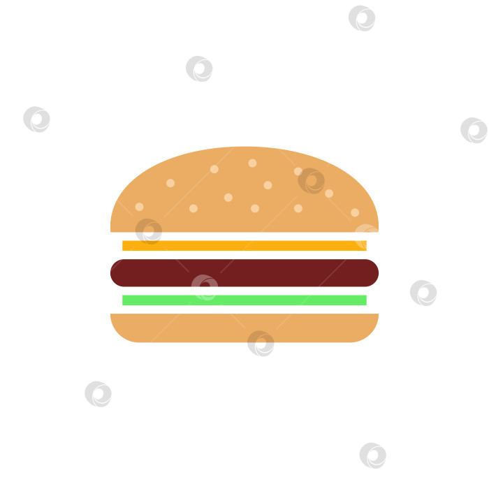 Скачать Значок бургера фотосток Ozero