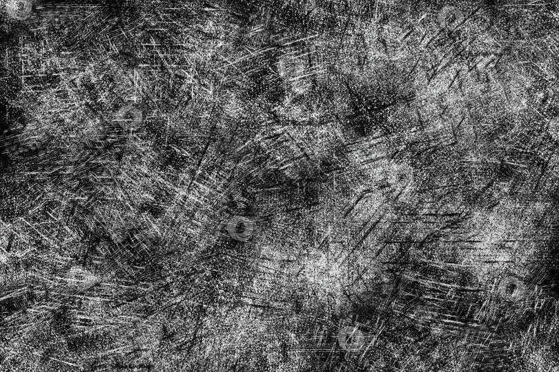 Скачать Абстрактный монохромный фон темного цвета с грубой текстурой, царапинами. Скопируйте пространство. Иллюстрация. фотосток Ozero
