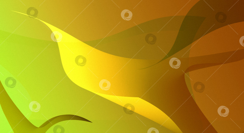 Скачать Абстрактный яркий геометрический фон с изогнутыми воздушными плоскостями. Фон для вашего дизайна. Иллюстрация. фотосток Ozero