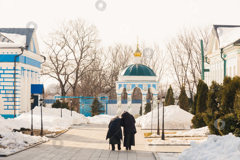 Скачать Оранский Богородицкий монастырь мужской монастырь Нижегородской епархии Русской православной церкви. Россия, Нижегородская область, село Оранки, 20.03.2026 фотосток Ozero