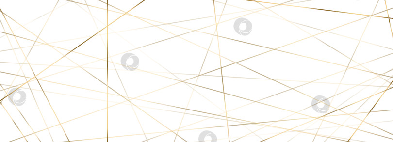 Скачать Бесшовный геометрический узор Gold chaos с хаотичным рисунком линий и беспорядочной текстурой, создающий неправильный абстрактный фон из прямых линий и ярких полос. Современный роскошный интерьер. фотосток Ozero