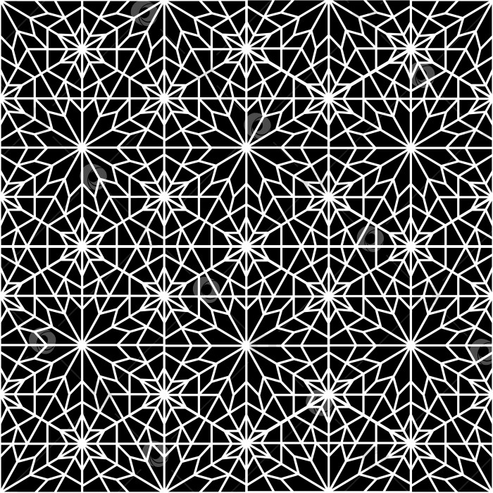 Скачать дизайн исламского абстрактного орнамента используется для печати и дизайна одежды. Векторная иллюстрация фотосток Ozero