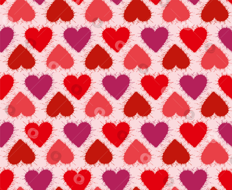 Скачать Бесшовный фон с сердцем. фотосток Ozero