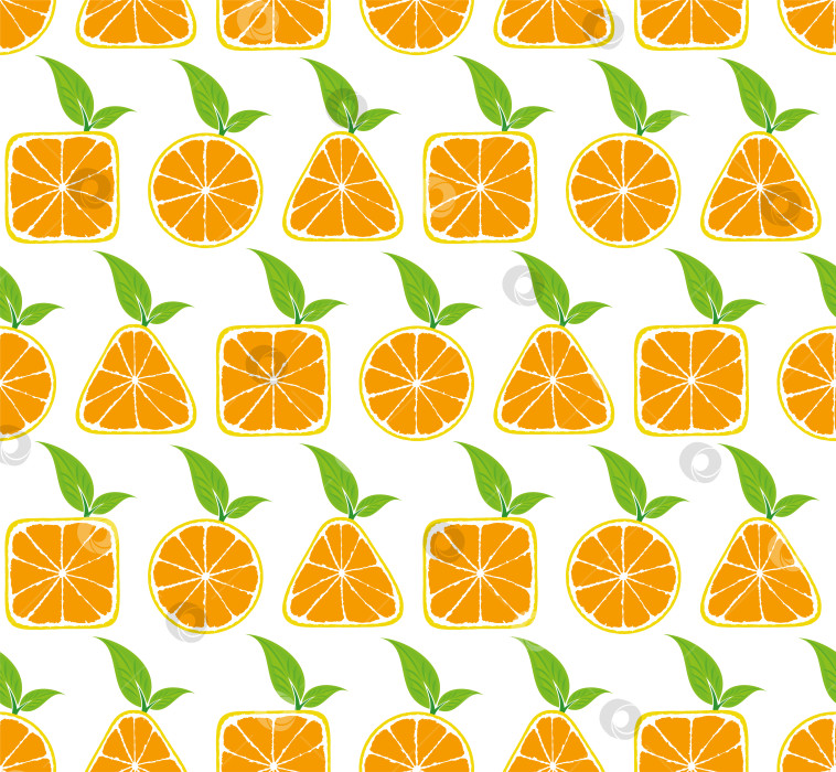 Скачать Бесшовный фон с апельсинами. фотосток Ozero
