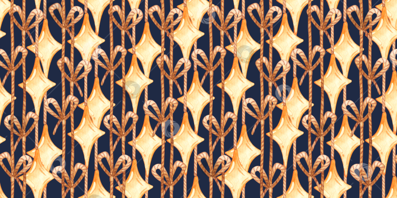 Скачать Жгут проводов и звезды на синем фоне с акварельным рисунком фотосток Ozero