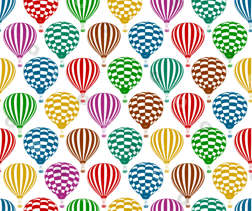 Скачать Бесшовный фон с воздушными шарами. фотосток Ozero