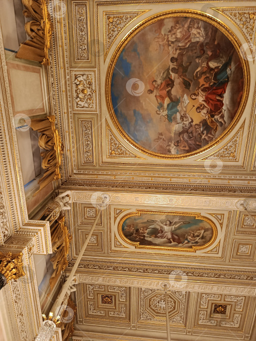 Скачать Потолок в Эрммтаже фотосток Ozero