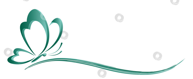 Скачать Логотип бабочки. фотосток Ozero