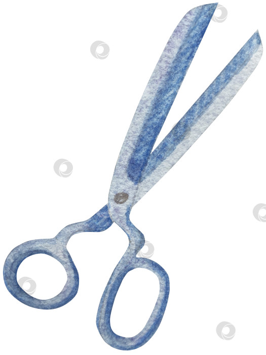 Скачать Набор для вязания и шитья акварелью с ручной росписью. Клубок пряжи, вязание крючком, нитки, принадлежности для рукоделия, шитье, вышивка. Товары для рукоделия и хобби синего, бежевого и розового цветов. Старинный фотосток Ozero