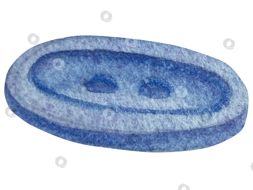 Скачать Набор для вязания и шитья акварелью с ручной росписью. Клубок пряжи, вязание крючком, нитки, принадлежности для рукоделия, шитье, вышивка. Товары для рукоделия и хобби синего, бежевого и розового цветов. Старинный фотосток Ozero