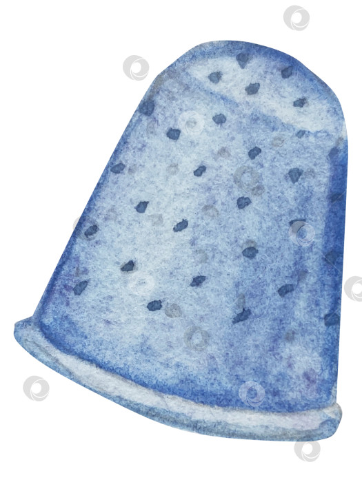 Скачать Набор для вязания и шитья акварелью с ручной росписью. Клубок пряжи, вязание крючком, нитки, принадлежности для рукоделия, шитье, вышивка. Товары для рукоделия и хобби синего, бежевого и розового цветов. Старинный фотосток Ozero