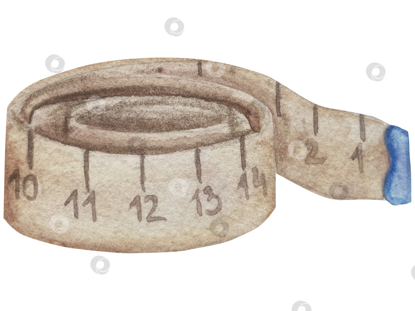 Скачать Набор для вязания и шитья акварелью с ручной росписью. Клубок пряжи, вязание крючком, нитки, принадлежности для рукоделия, шитье, вышивка. Товары для рукоделия и хобби синего, бежевого и розового цветов. Старинный фотосток Ozero