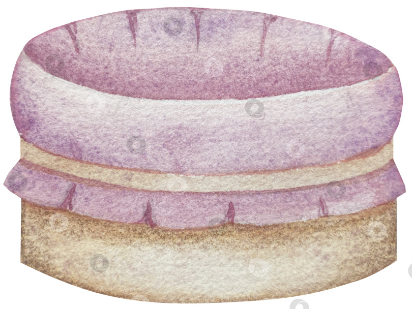 Скачать Набор для вязания и шитья акварелью с ручной росписью. Клубок пряжи, вязание крючком, нитки, принадлежности для рукоделия, шитье, вышивка. Товары для рукоделия и хобби синего, бежевого и розового цветов. Старинный фотосток Ozero