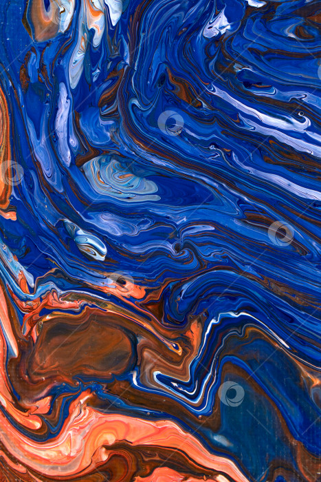 Скачать Fluid Art. Abstract Acrylic Pouring фотосток Ozero