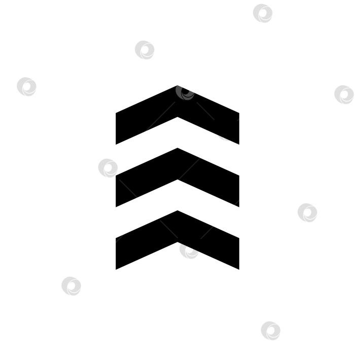 Скачать Значок шеврона фотосток Ozero