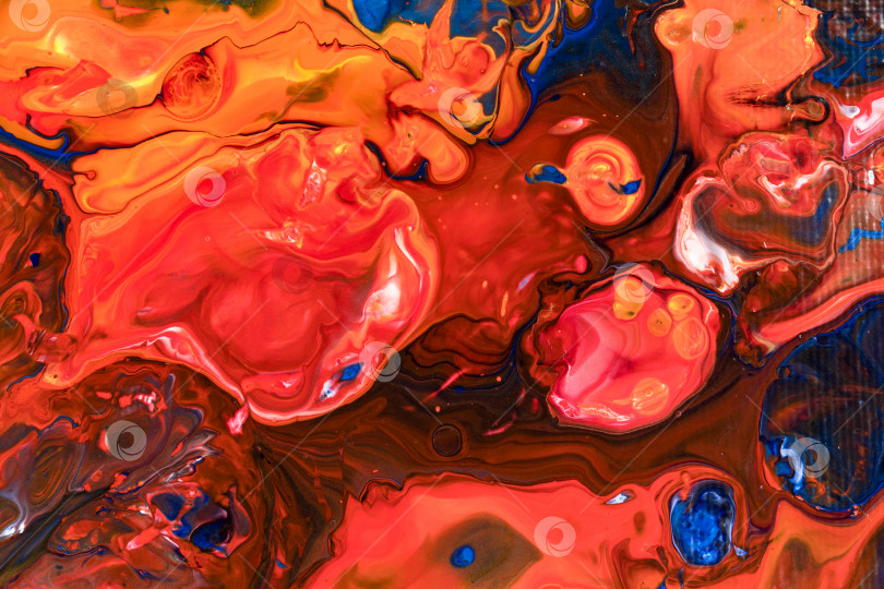 Скачать Fluid Art. Abstract Acrylic Pouring фотосток Ozero